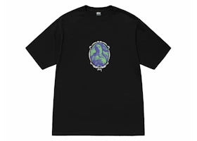 Stussy Venus Oval Pigment Dyed Tee Black - vue 360