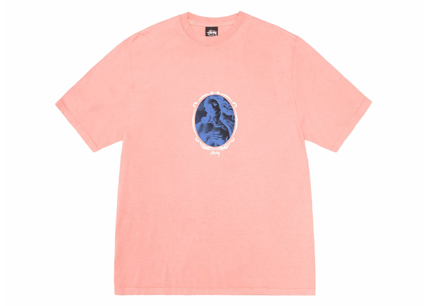 Stussy Venus Oval Pigment Dyed Tee Coral - vue secondaire A