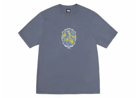 Stussy Venus Oval Pigment Dyed Tee Indigo - vue 360