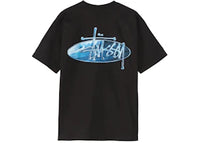 Stüssy Wave Oval Tee Black