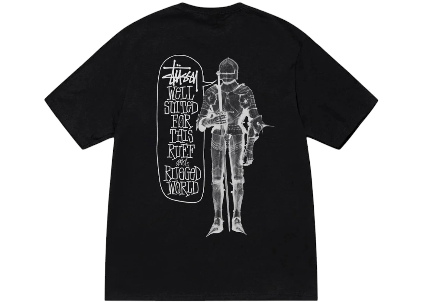 Stussy Well Suited Tee Black - vue secondaire A