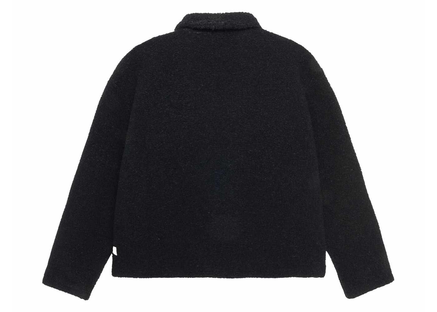 Stussy Wool Blend Sherpa Pullover Black - vue secondaire B