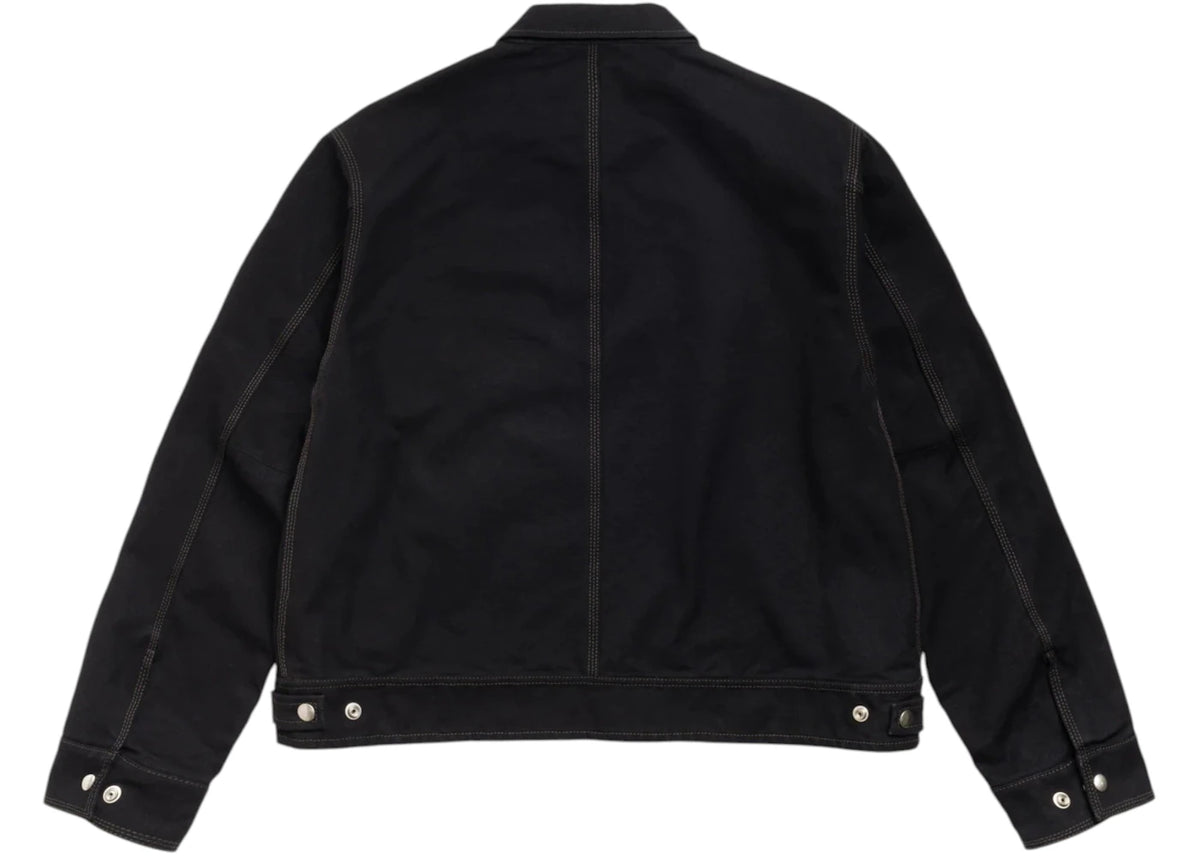 Stussy Work Collared Jacket Black - vue secondaire B