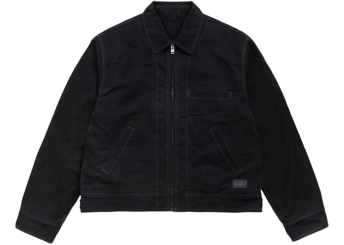 Stussy Work Collared Jacket Black - vue secondaire A