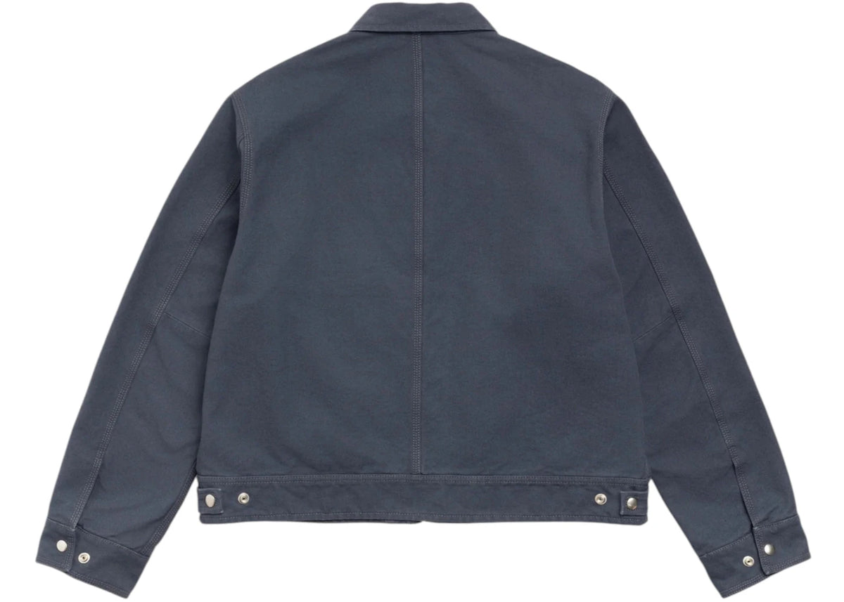 Stussy Work Collared Jacket Blue - vue secondaire B
