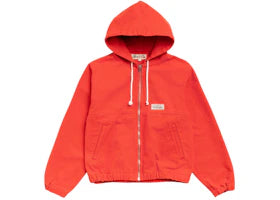 Stussy Work Unlined Canvas Jacket Red