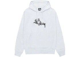 Stussy Worker Hoodie Ash Heather