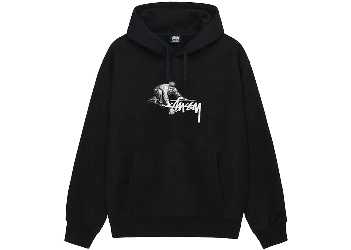Stussy Worker Hoodie Black - vue 360
