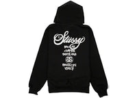 Stussy World Tour Hoodie Black