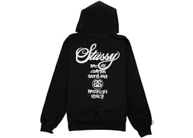 Stussy World Tour Hoodie Black