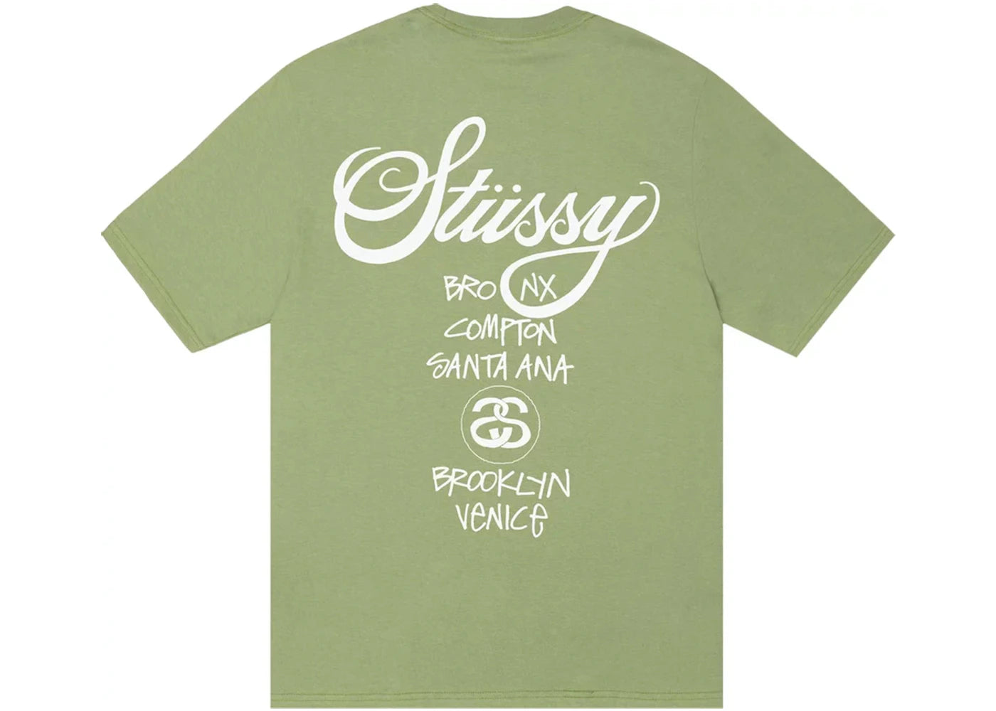 Stussy World Tour Tee Moss - vue secondaire A
