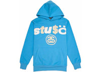 Stussy x CPFM 8 Ball Pigment Dyed Hoodie Blue