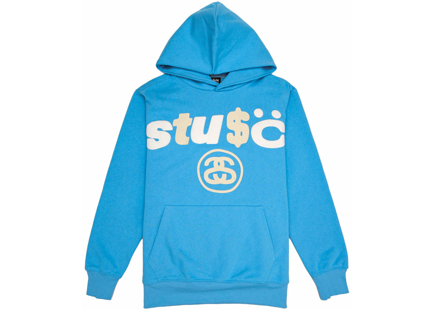 Stussy x CPFM 8 Ball Pigment Dyed Hoodie Blue - vue secondaire A