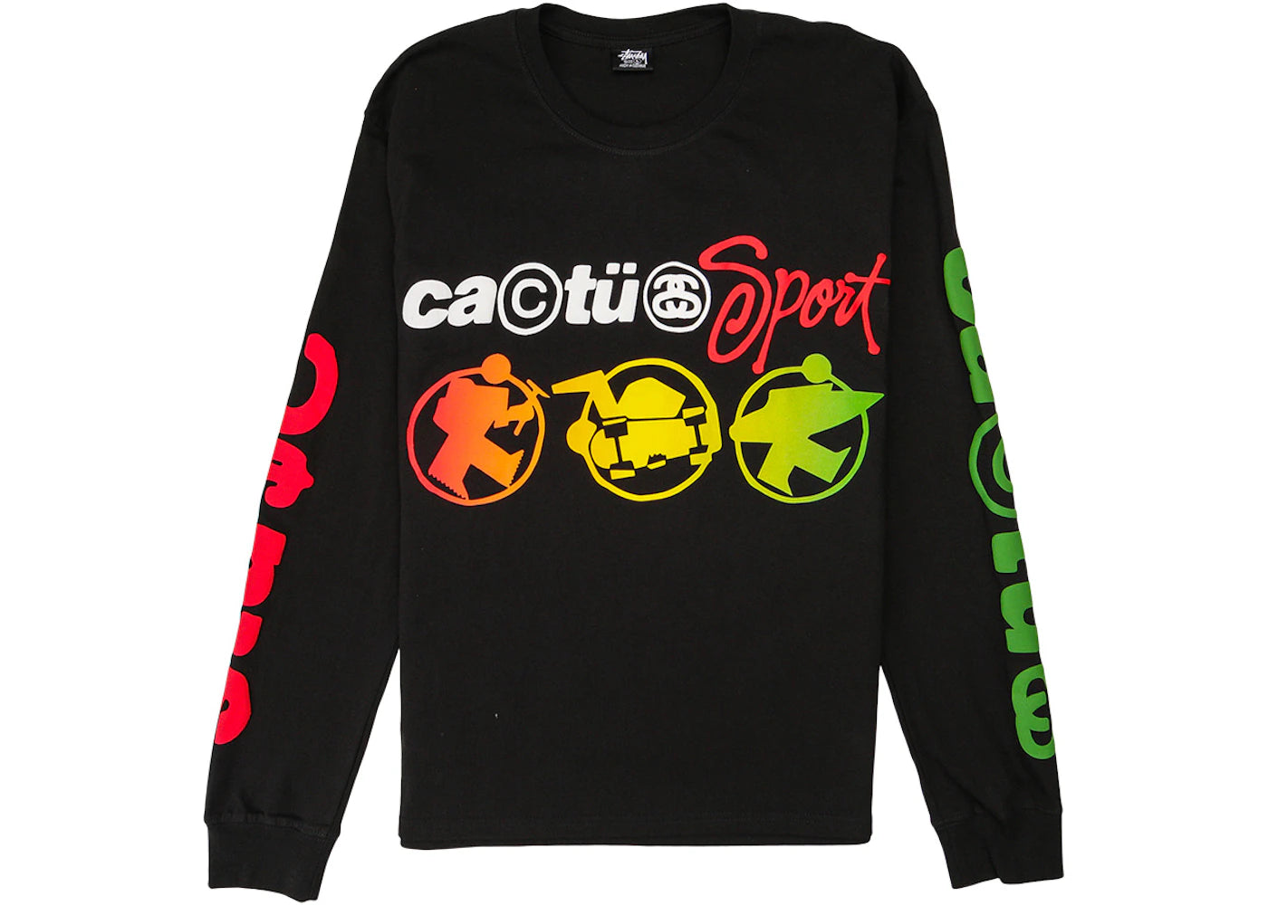 Stussy x CPFM Sport L/S T-shirt Black - vue secondaire A