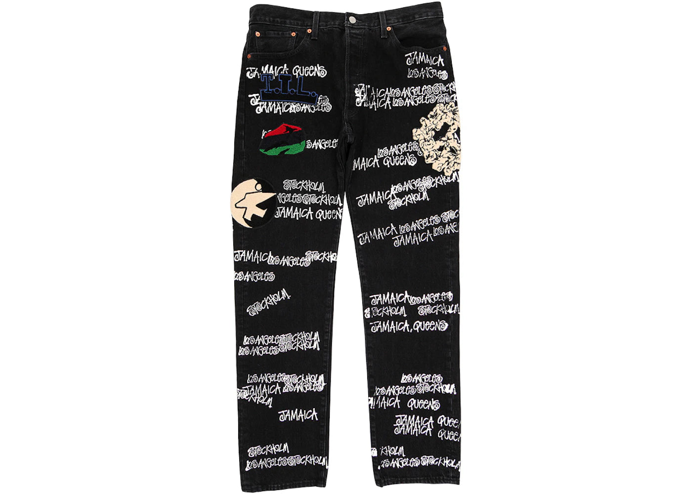 Stussy x Denim Tears x Our Legacy TTL 501 Jean Black - vue secondaire A