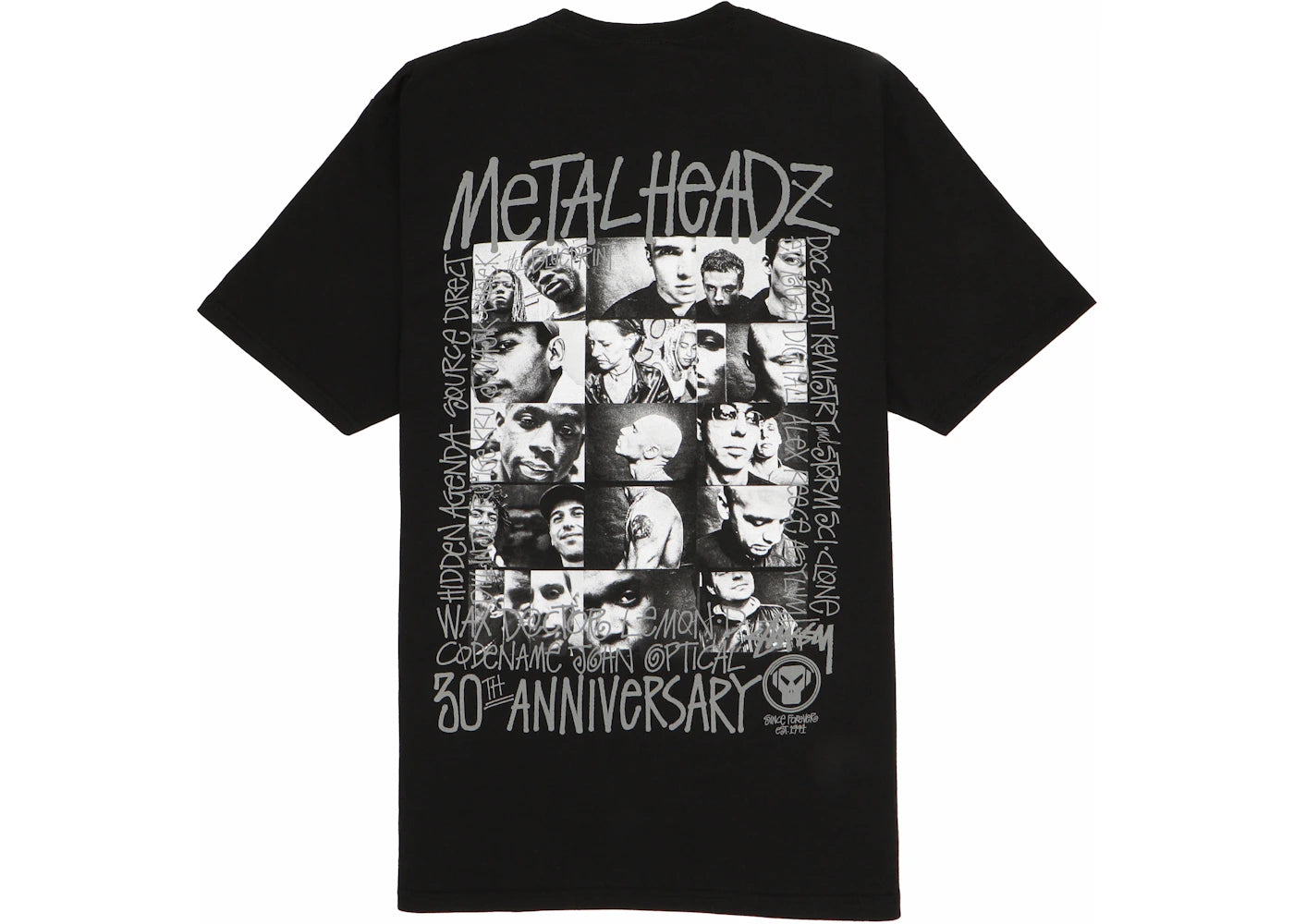 Stussy x Goldie Metalheadz 30 Tee Black - vue secondaire A