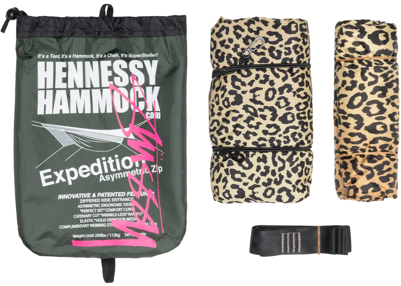 Stussy x Hennessy Expedition Zip Hammock Multicolor - vue secondaire B