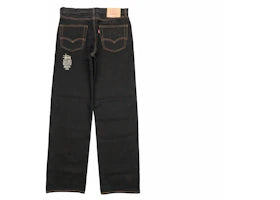 Stussy x Levi's Crispy Rinse 568 Jean Black/Brown