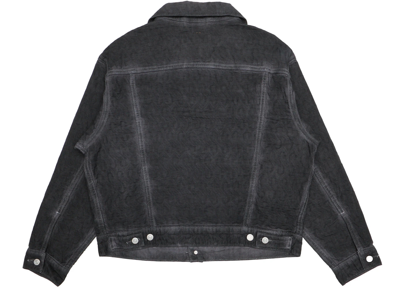Stussy x Levi's Dyed Jacquard Jacket Black - vue secondaire A