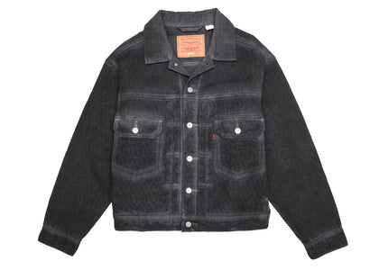 Stussy x Levi's Dyed Jacquard Jacket Black - authentic Stussy apparel