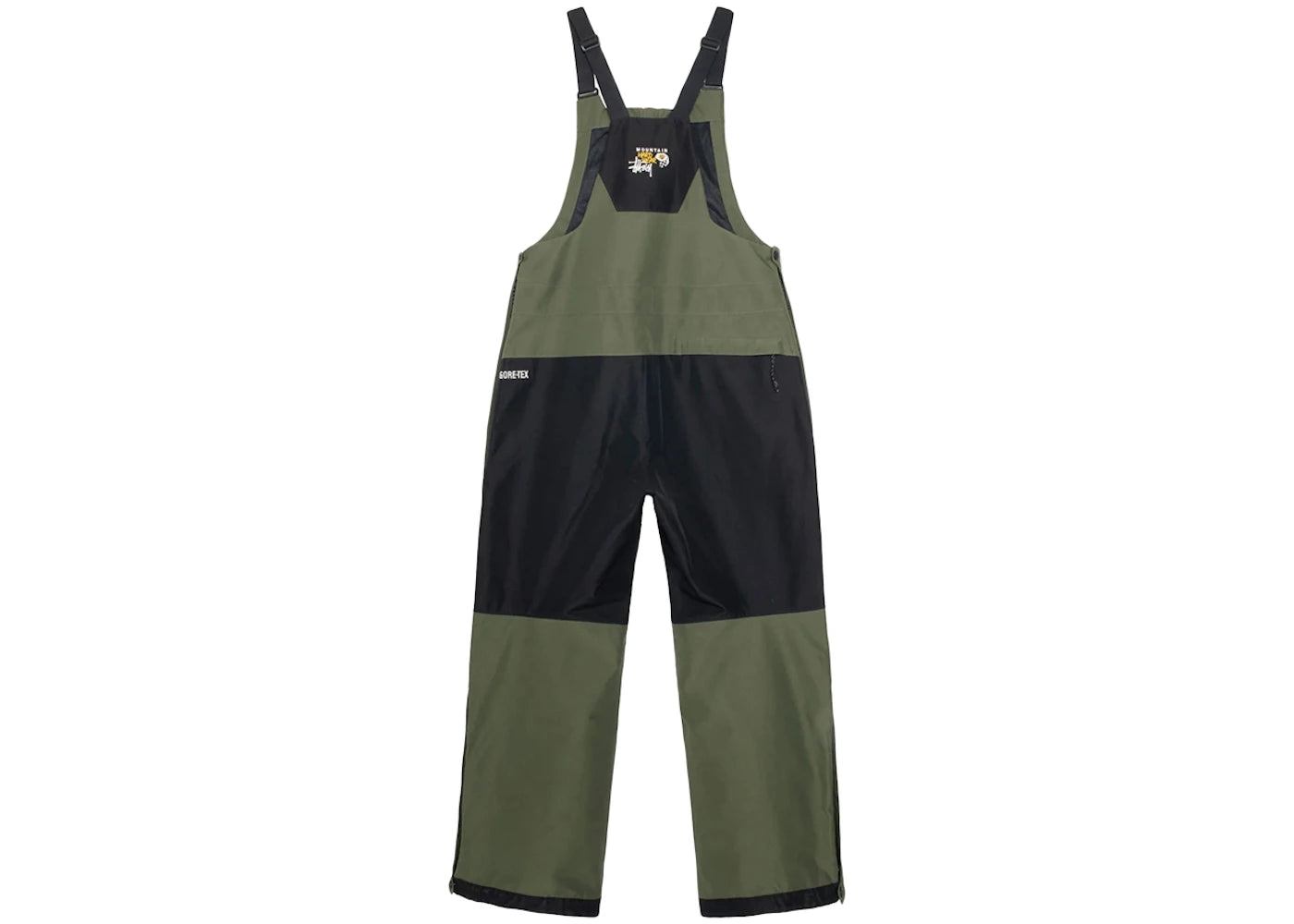 Stussy x Mountain Hardwear Exposure Gore-Tex Bib Poblano/Black - vue secondaire B