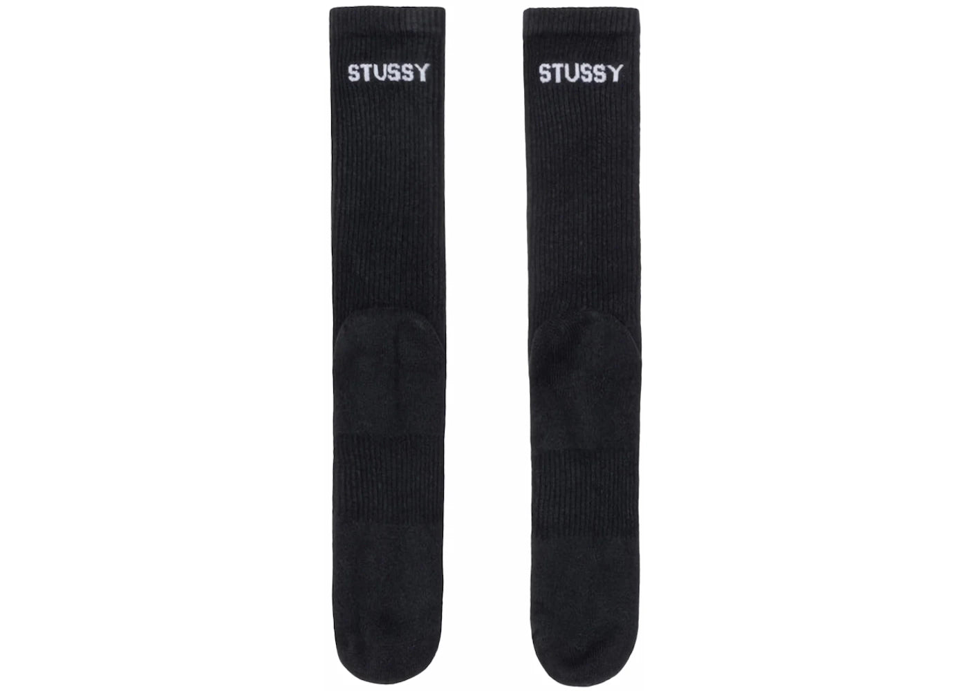 Stussy x Nike Dri-FIT Crew Socks (3 Pack) Black - vue secondaire B