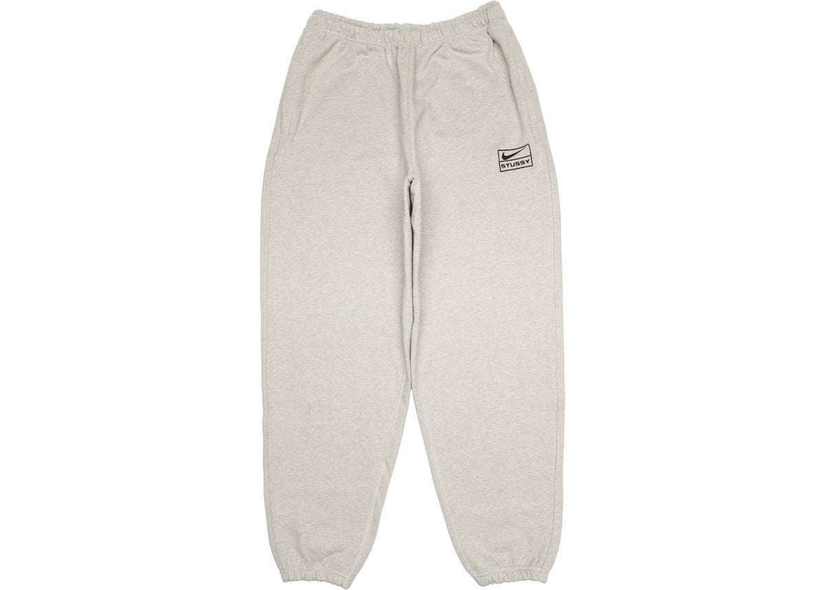 Stussy x Nike NRG BR Fleece-Sweatpants (FW23) Grau meliert - vue 360