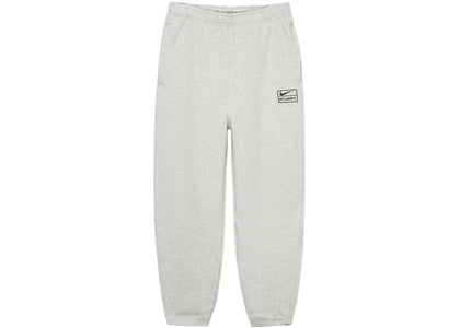 Stussy x Nike Fleece Pant (FW25) Grey Heather - product view 2
