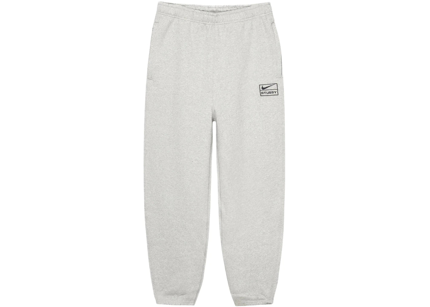 Stussy x Nike Fleece Pant (FW25) Grey Heather - vue 360