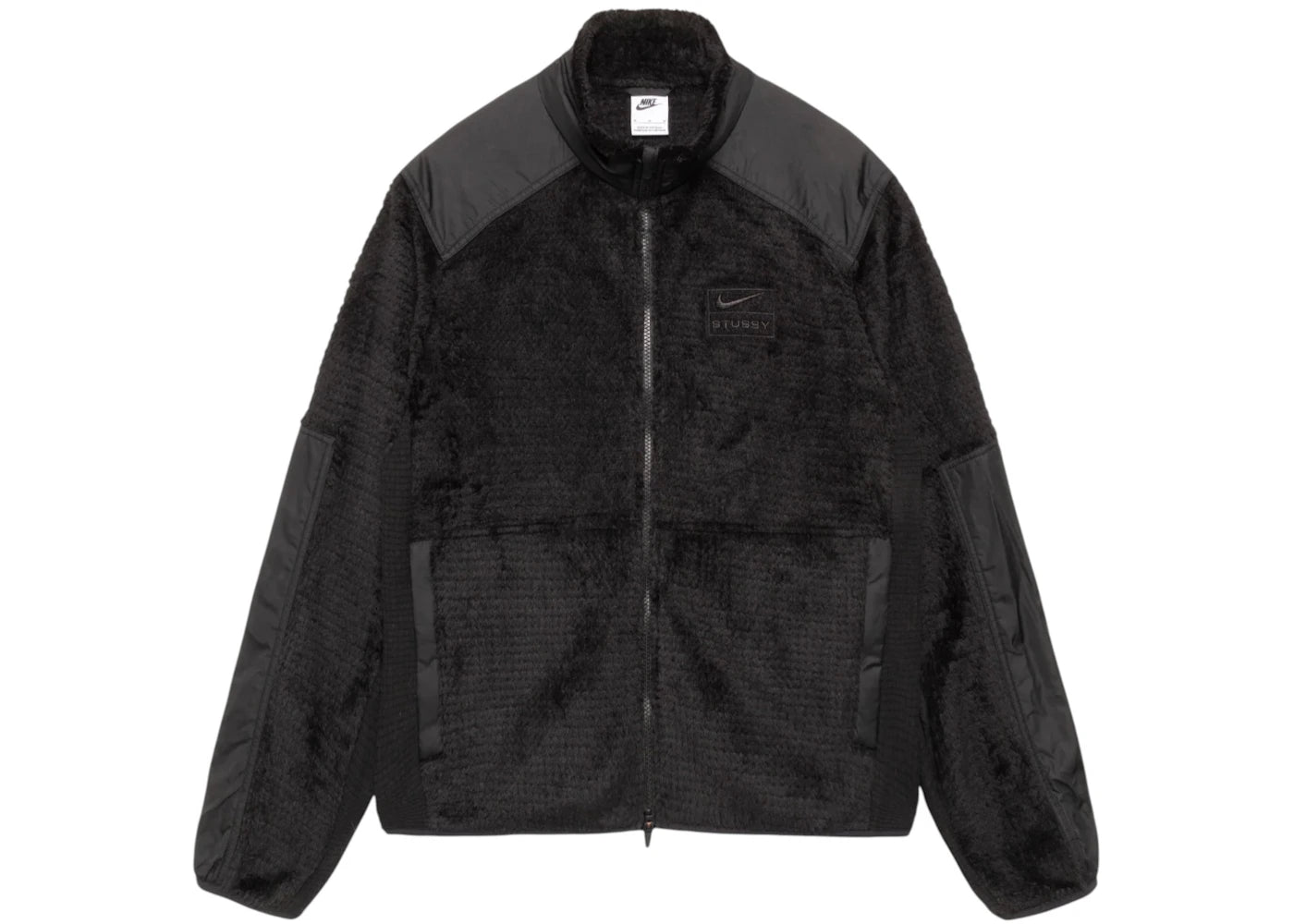 Stussy x Nike Full Zip Fleece Black - vue 360
