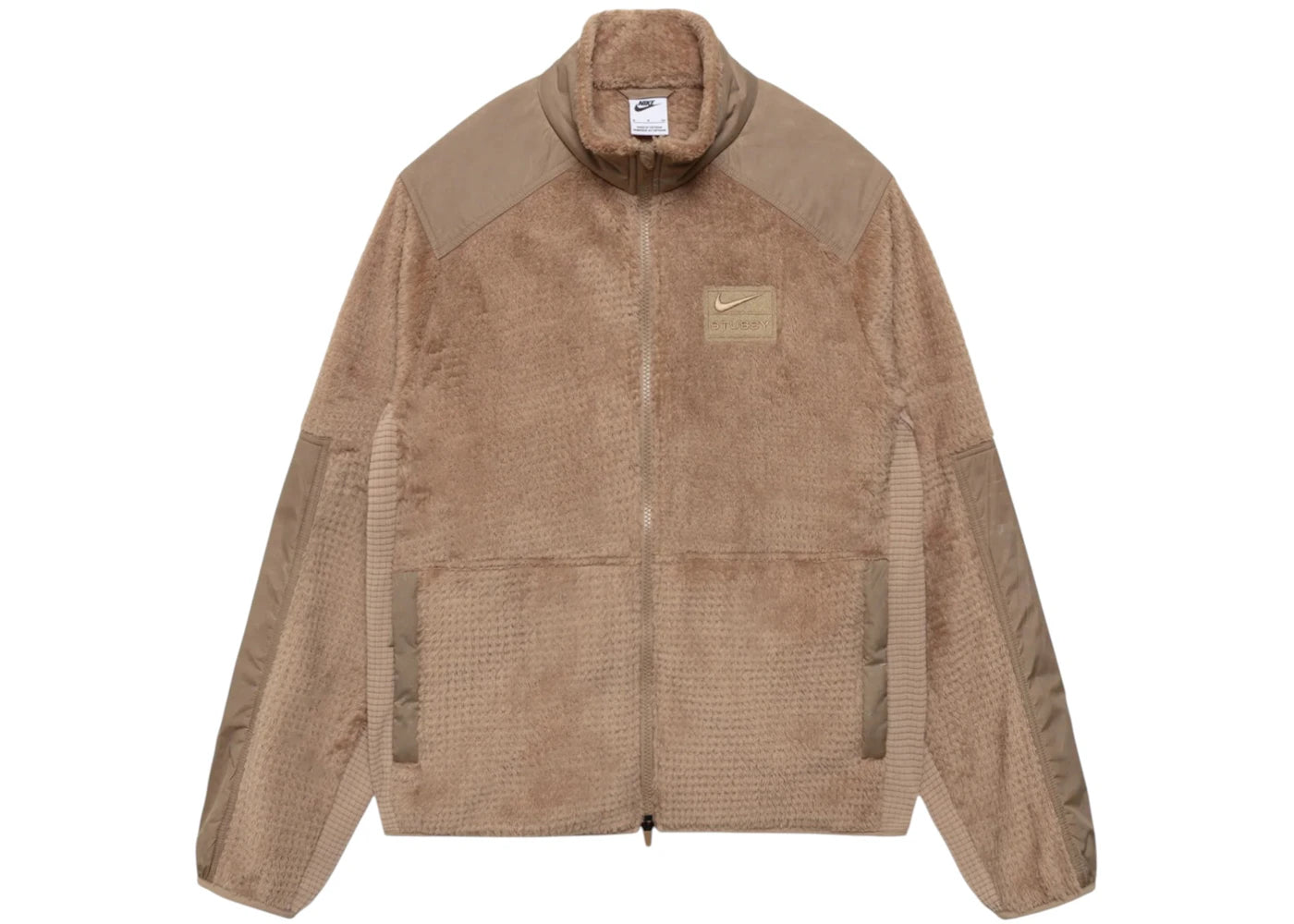 Stussy x Nike Full Zip Fleece Pine Nut - vue 360