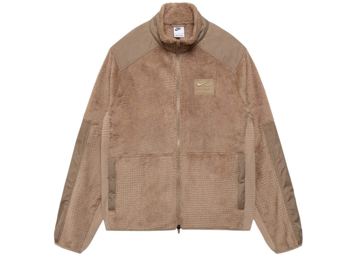 Stussy x Nike Full Zip Fleece Pine Nut - vue 360