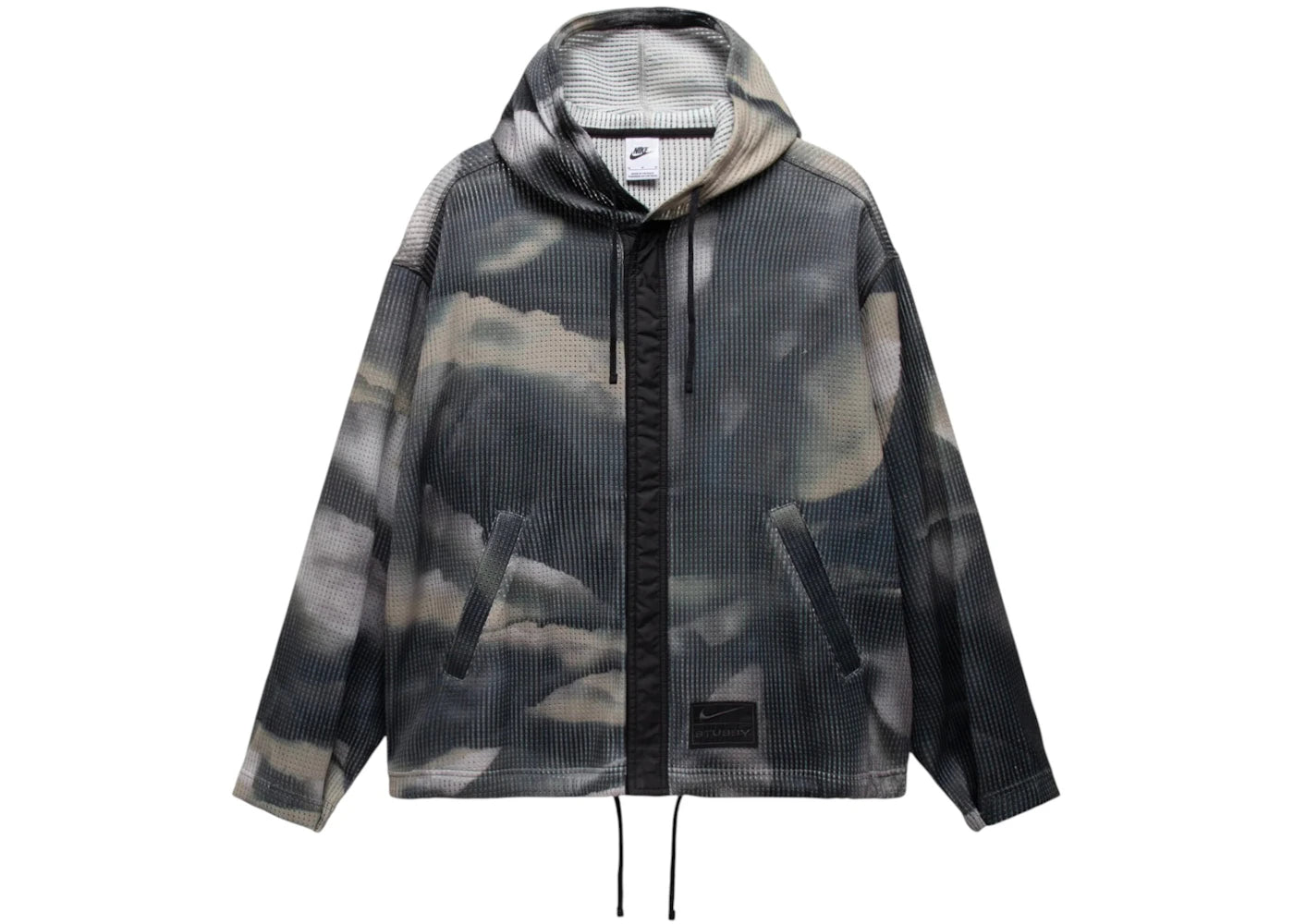 Stussy x Nike Mesh Hoodie Multicolor - vue 360