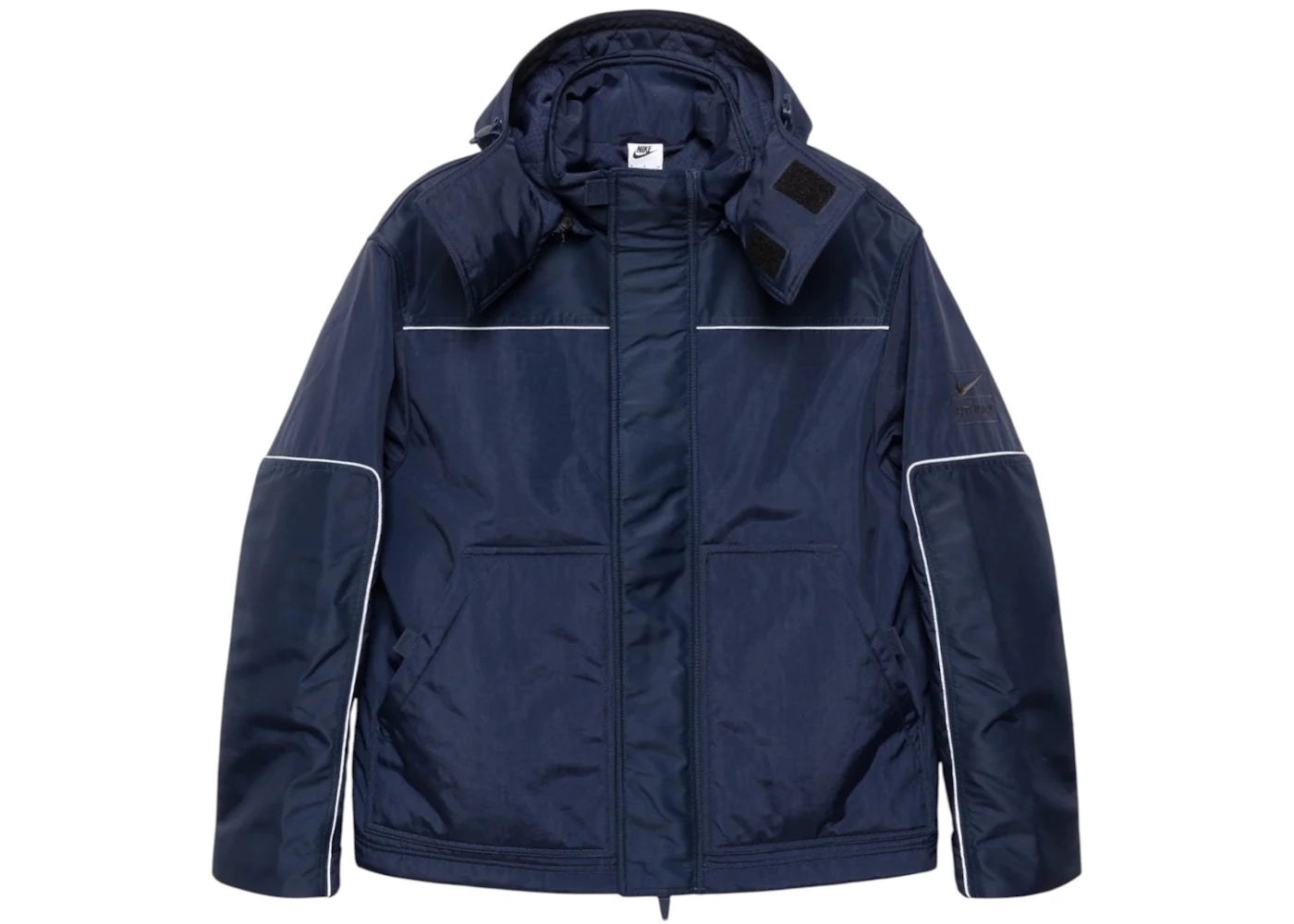 Stussy x Nike Primaloft Utility Jacket Navy - vue 360