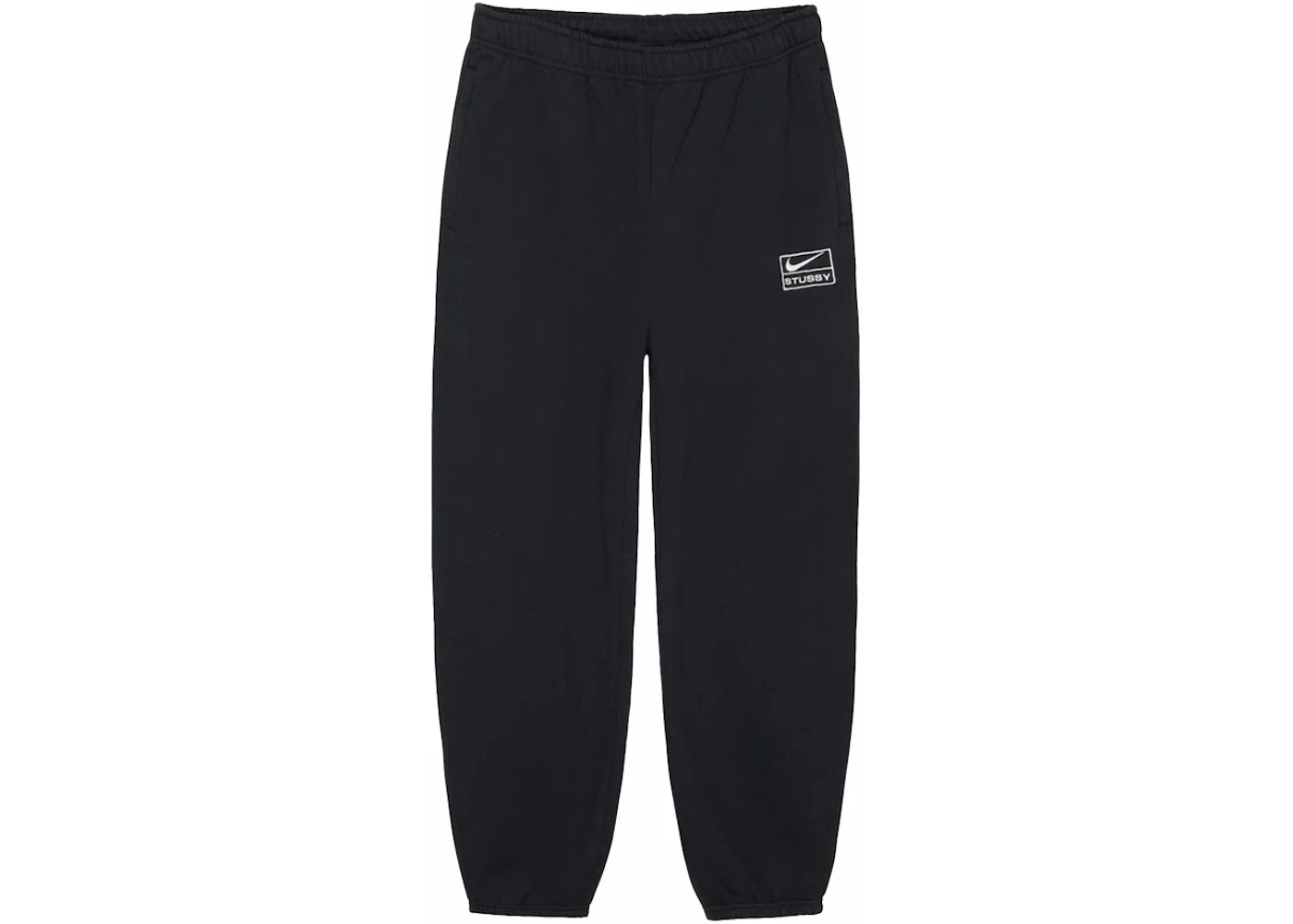 Nike x Stussy Stone Washed Fleece Sweatpants (FW23) Black - vue 360