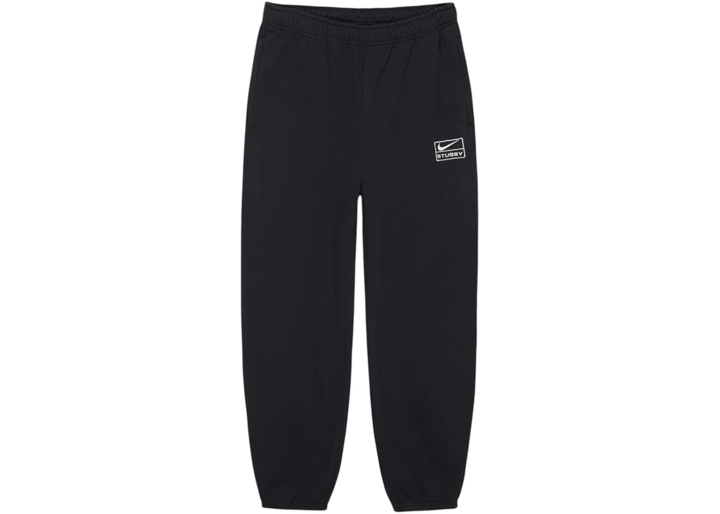 Stussy x Nike Stone Washed Fleecehose (Herbst/Winter 2025) Schwarz - vue 360