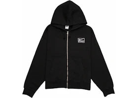 Stussy x Nike Stone Washed Fleece Zip Hoodie (Asia Sizing) Black