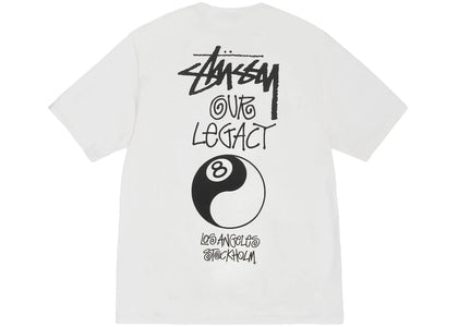 Stussy x Our Legacy Work Shop 8 Ball Yin Yang Pigment Dyed Tee Natural - product view 2