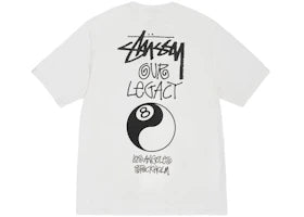 Stussy x Our Legacy Work Shop 8 Ball Yin Yang Pigment Dyed Tee Natural
