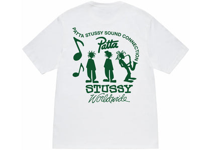 Stussy x Patta Sound Connection Tee White - product view 2