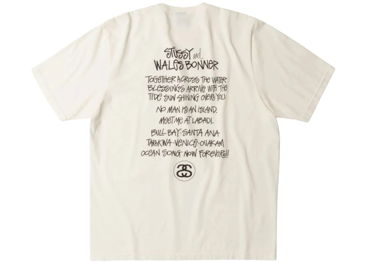 Stussy x Wales Bonner Ocean Song Tee Ivory