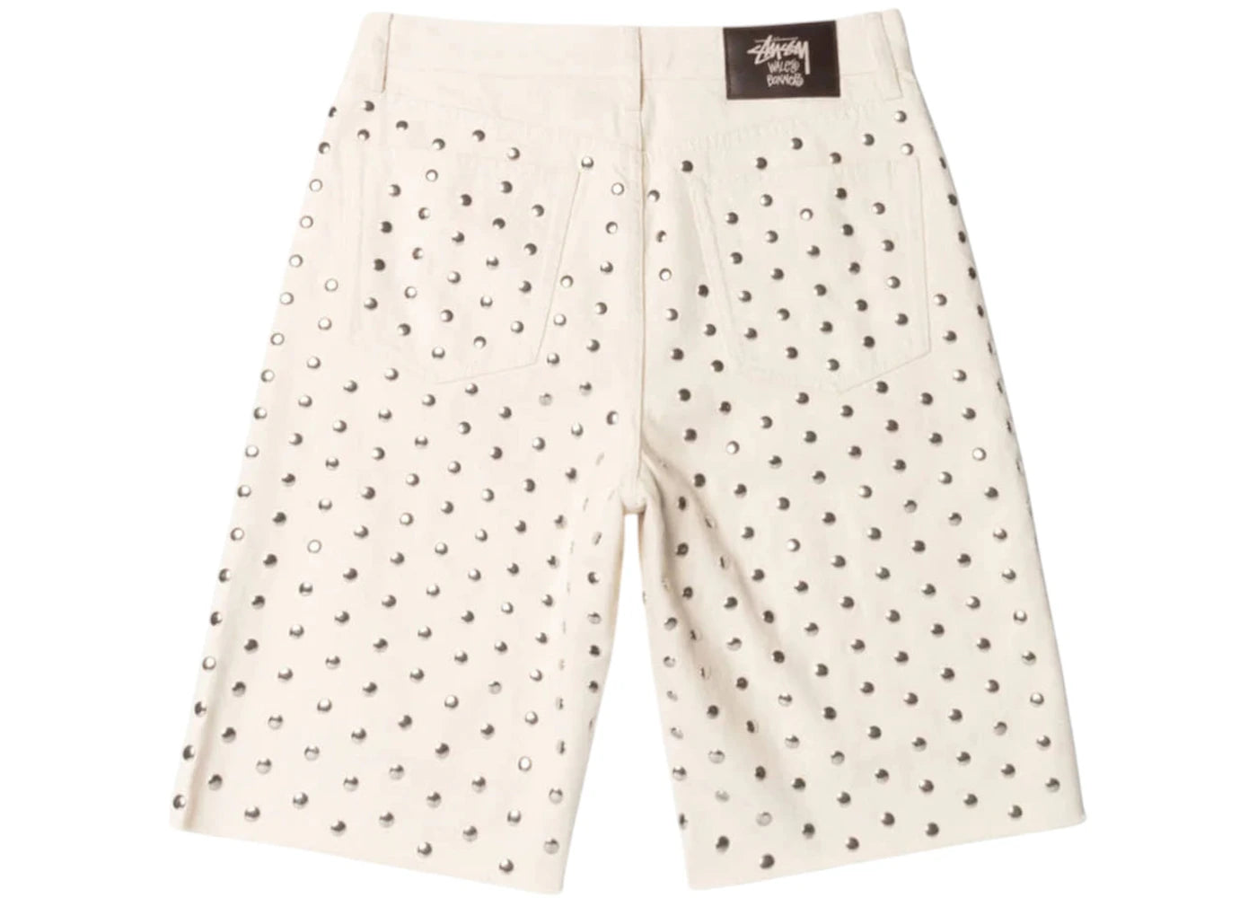 Stussy x Wales Bonner Studded Short Ivory - vue secondaire B