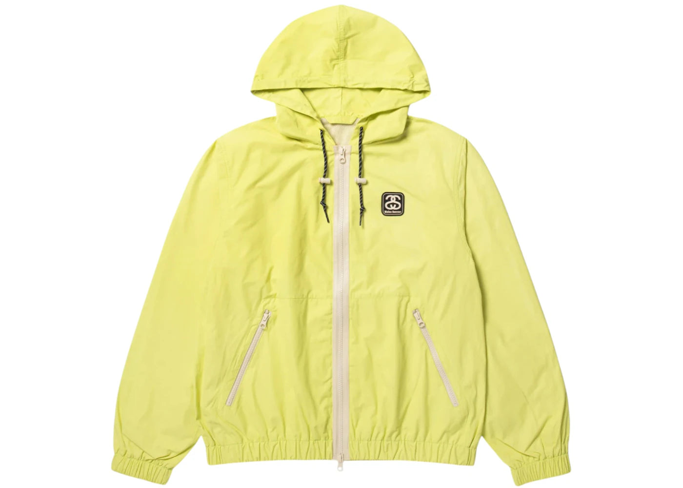 Stussy x Wales Bonner Windbreaker Lime - vue secondaire A