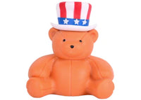 Sunny Days Entertainment Americana Teddy Bear Squishy Fidget Toy