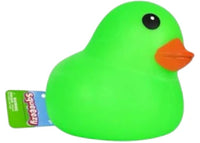 Sunny Days Entertainment Jumbo Squeezy Ducks Sensory Fidget Toy Green