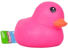 Sunny Days Entertainment Jumbo Squeezy Ducks Sensory Fidget Toy Pink - vue 360