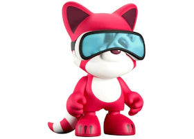 Superplastic Superjanky Kiss Land by The Weeknd 8 IN Figure Blind Box Red or Black - vue 360