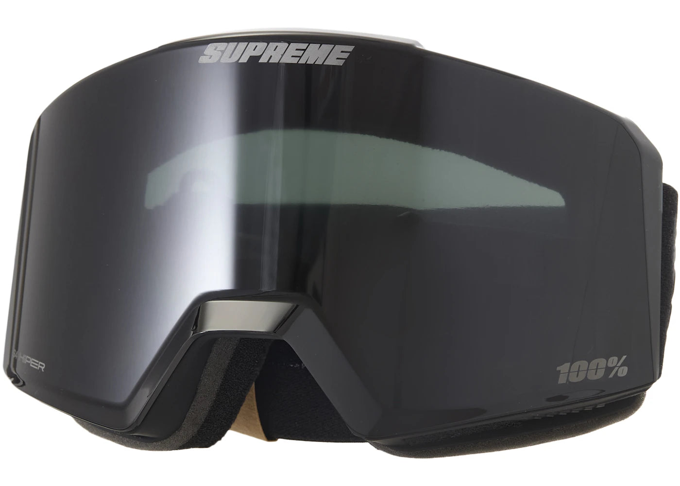 Supreme 100% NORG Goggles Black - vue secondaire A