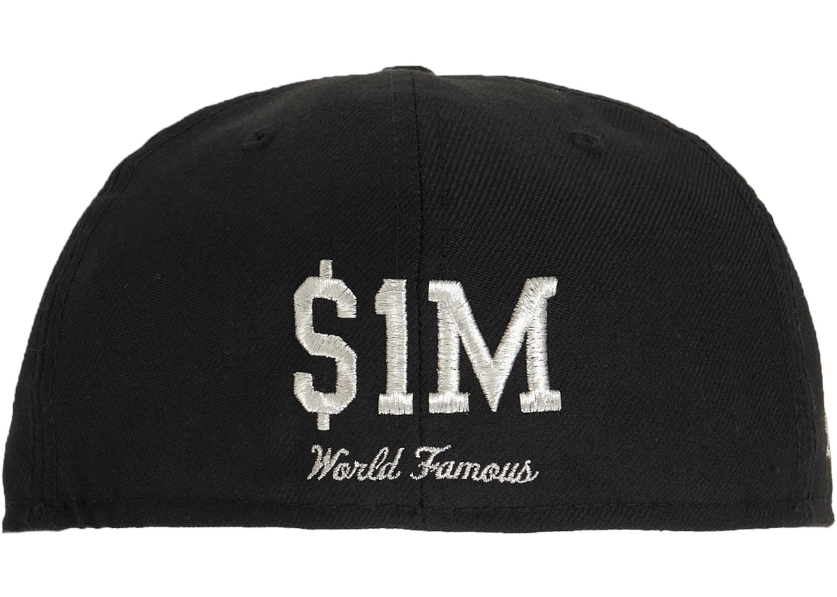 Supreme $1M Metallic Box Logo New Era Black - vue secondaire B