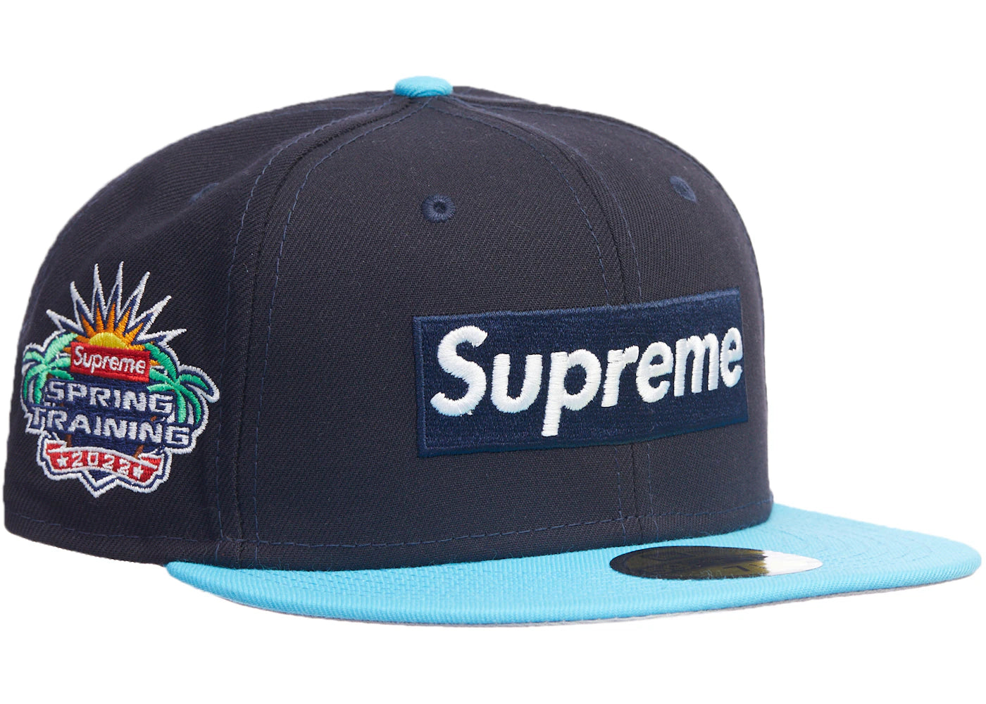 Supreme 2-Tone Box Logo New Era Blue - vue secondaire A